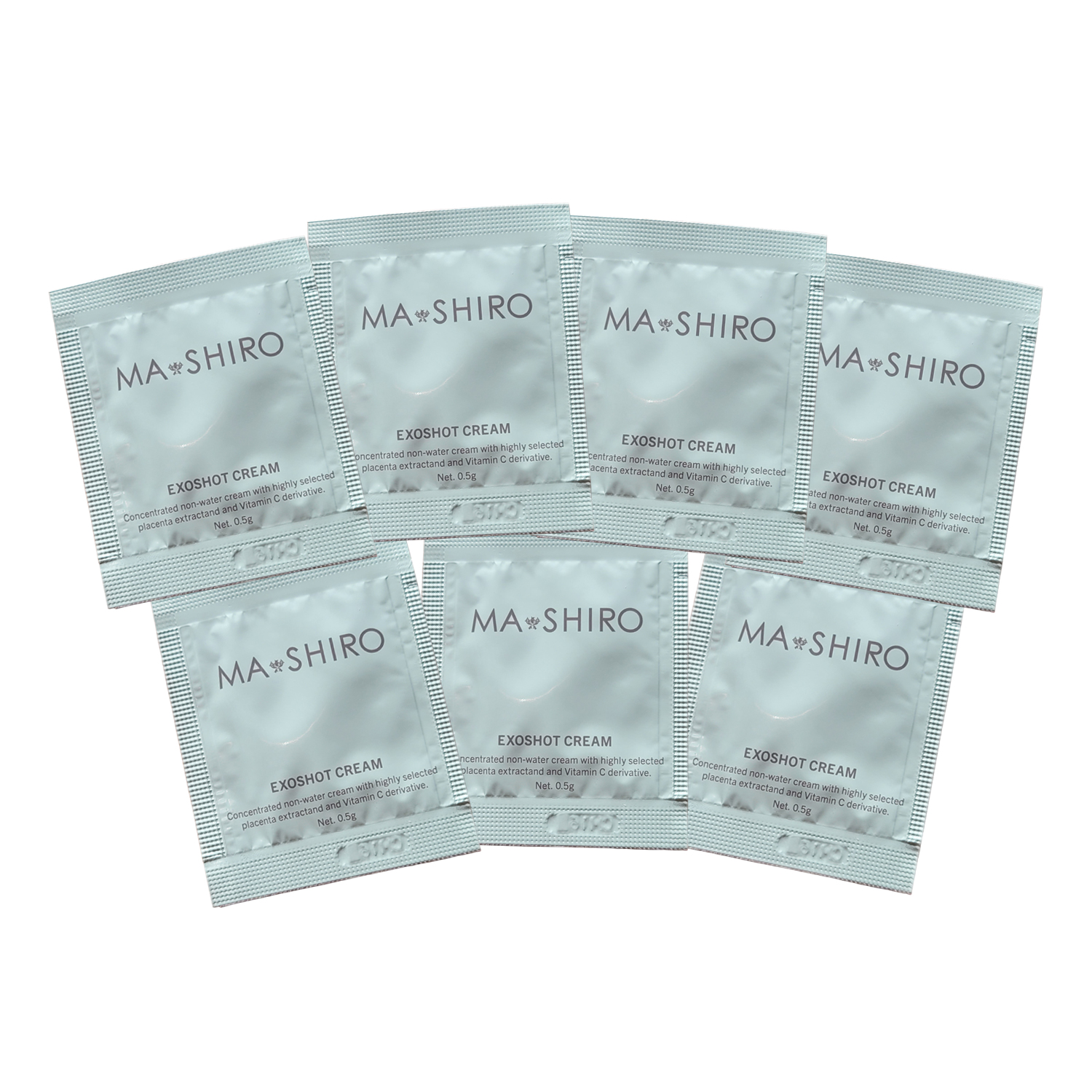 マ・シロ エクソショットクリーム お試し用パウチ0.5g×7 化粧品OEM製造