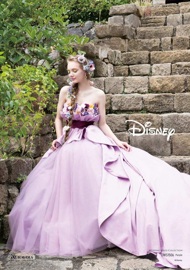 ディズニー ウェディングドレスコレクション6th【ラプンツェル