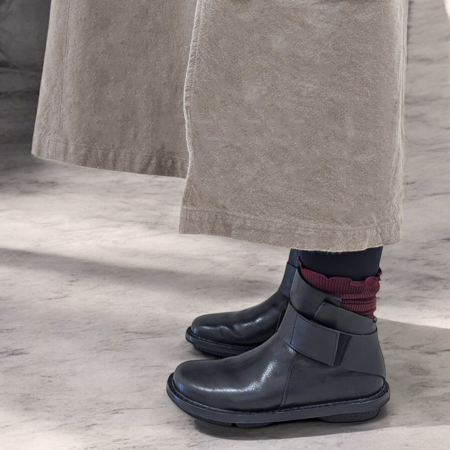 送料無料】trippen[トリッペン]/BASE-WAW[ベース]/BLK-BK ブーツ