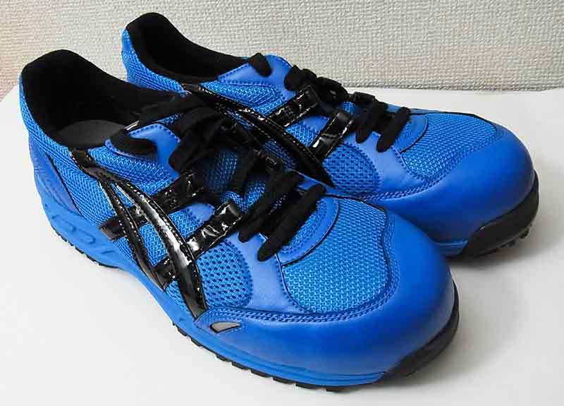 アシックスの安全作業靴FIS33L（4290：ブルー×ブラック）＞ 通販