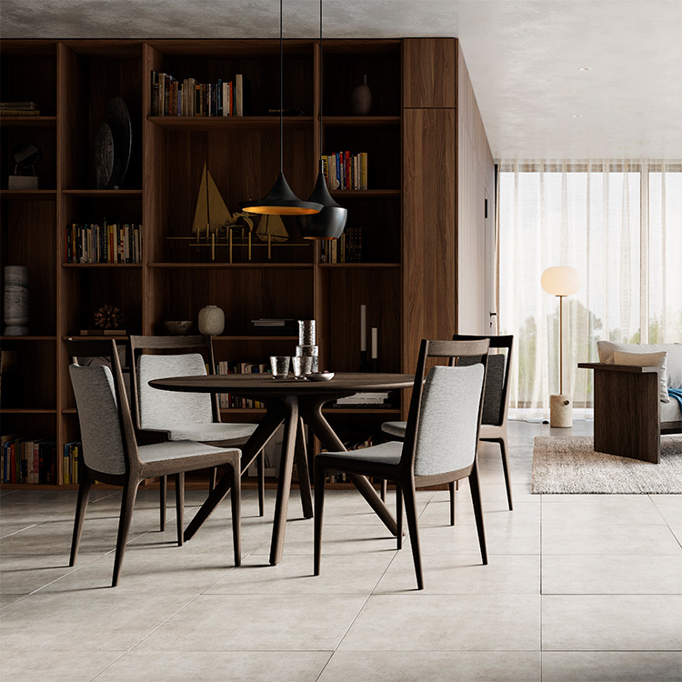 domani】 Excel-Life アームレスチェア CSA705 グレー スモークド