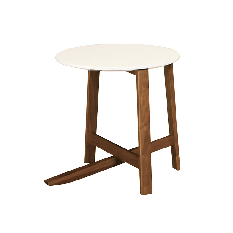 domani】 Excel-Life サイドテーブル TSA182 ウォールナットナチュラル