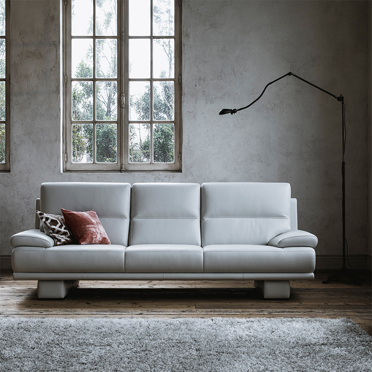 domani】Excel-Life 1人掛けソファ 幅108cm ZSB320 ホワイト 通販