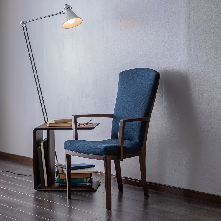 オンライン限定仕様】アームチェア CT7800 ナイトブルー モカブラウン