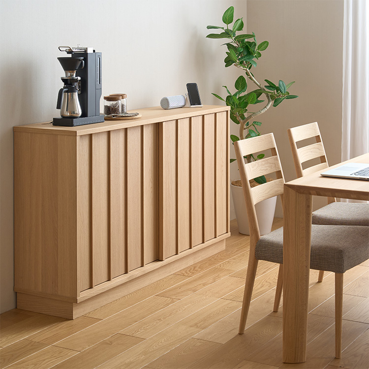 サイドボード 【Classico】幅149cm QW5210 ピュアオーク 通販 | 【公式