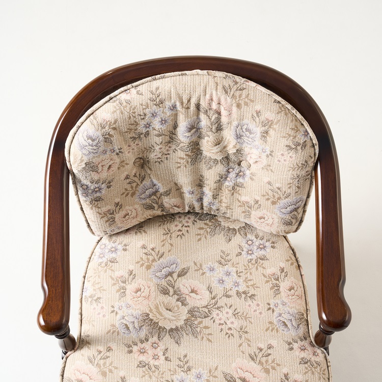 肘掛チェア(キャスター付) WC0371 マリーローズベージュ 通販 | 【公式