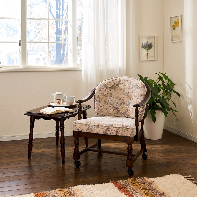 肘掛チェア WC0377 マリーローズベージュ 通販 | 【公式】カリモク家具