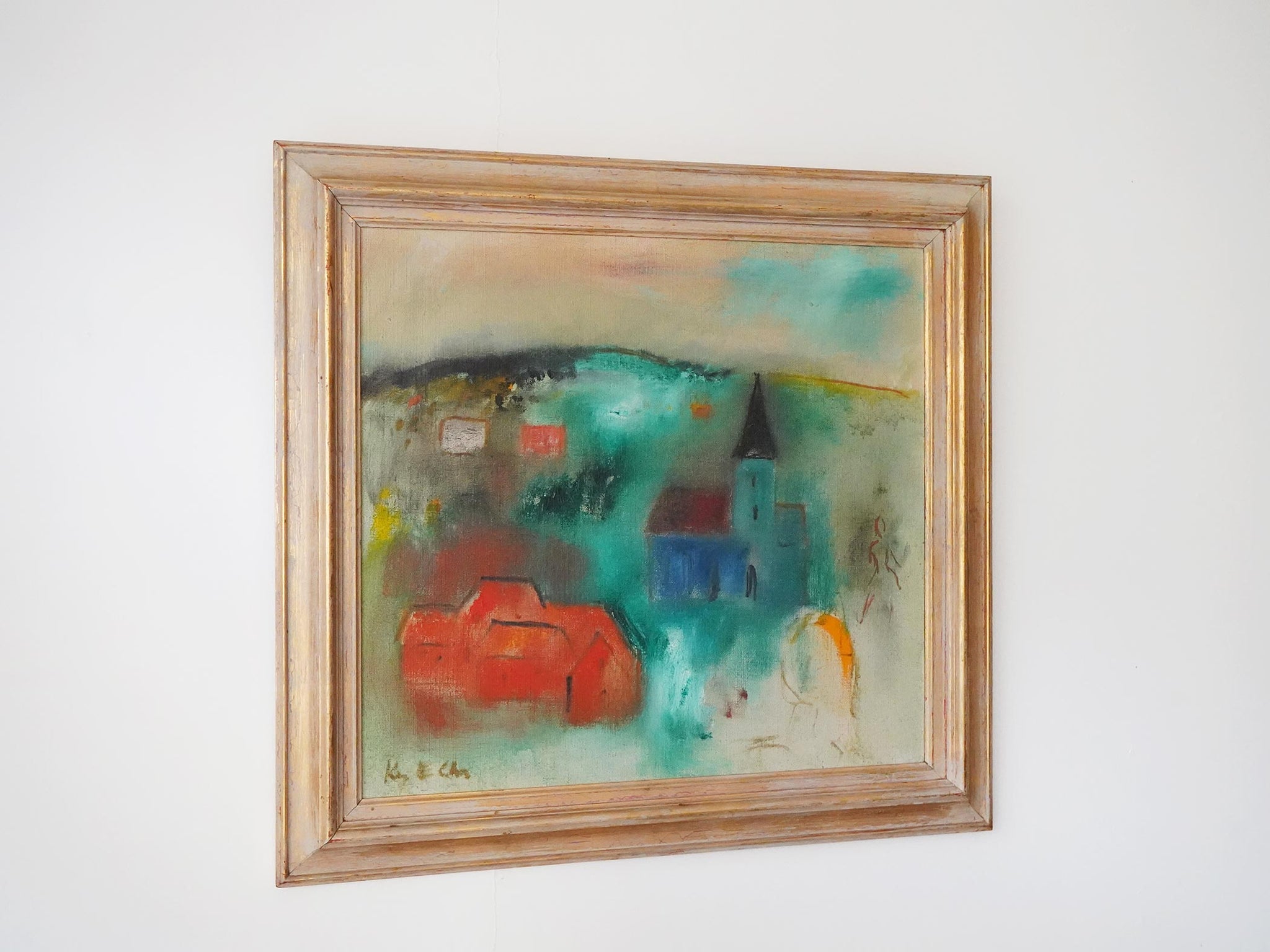 Kai E. Christensen（カイE.クリスチャンセン）デンマーク 風景画 油彩