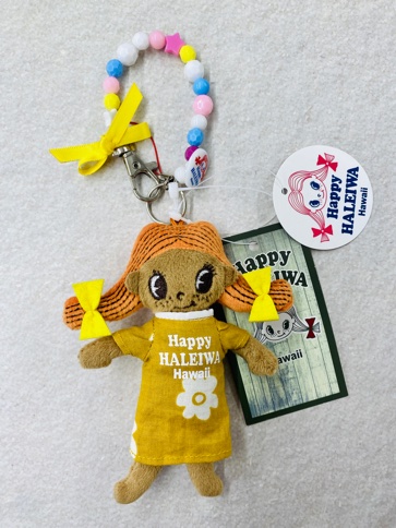 ハワイ直輸入 ハッピーハレイワ マスコットキーホルダー | ハッピー