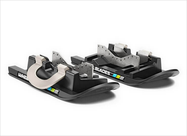 車いすのキャスター用スキー「ホイールブレード」 | イフ・オンライン