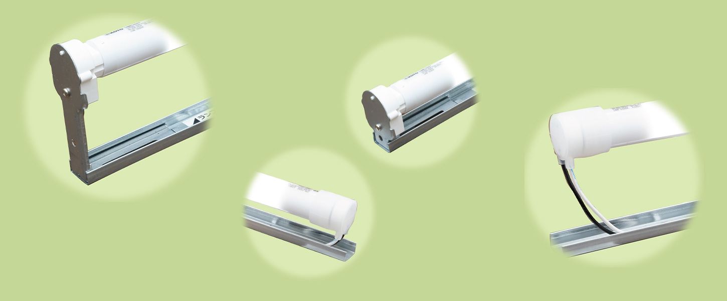 LINKシリーズ]LED蛍光灯ホルダー 内照式看板用 片側給電型 | 株式会社