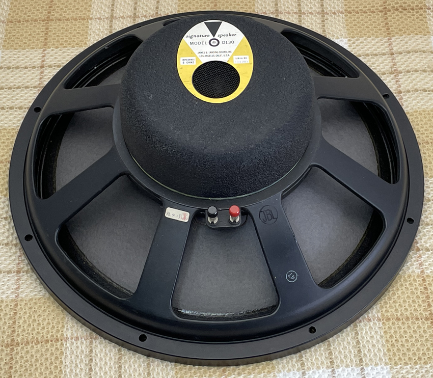 JBL D130 16Ω 38cmフルレンジ ペア フィクスドエッジ 英文取説付 JBL