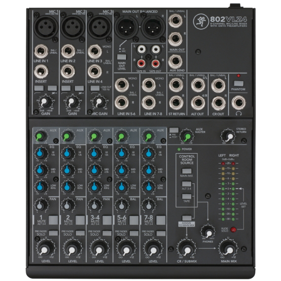 802-VLZ4】Mackie コンパクト8チャンネルミキサー [サウンドショップ