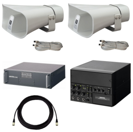 SS-150W-A-SET】UNI-PEX 選挙カー用 アンプ・スピーカー 150W クラス