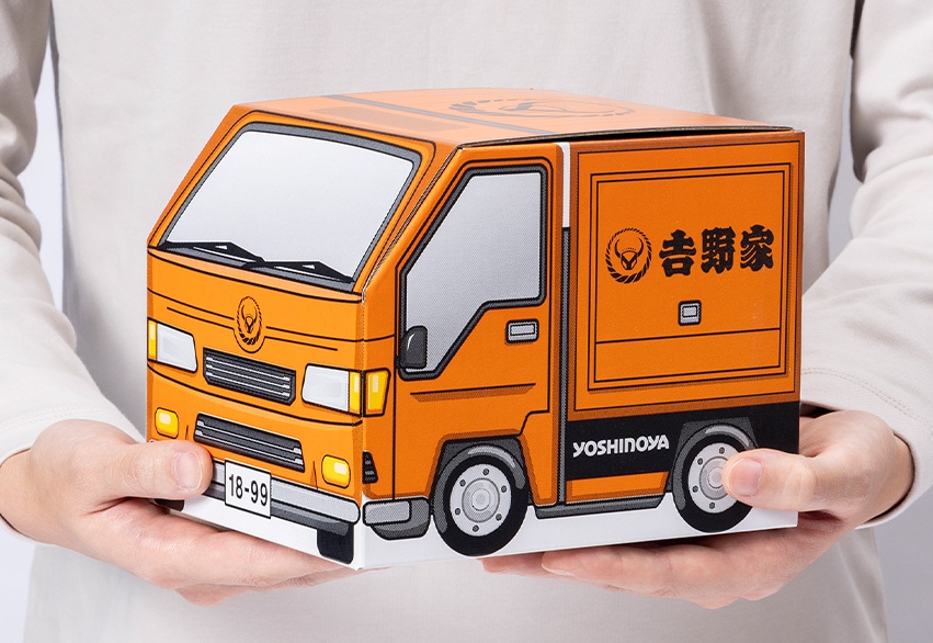 オレンジドリーム号BOX レトルトとん汁6袋+トミカ セット│吉野家公式