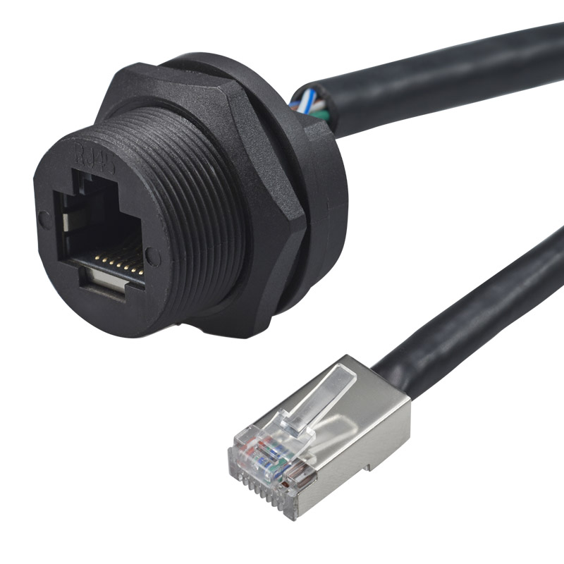 防水ケーブル・コネクタ RJ45 Ethernet | RaspberryPi関連・産業用