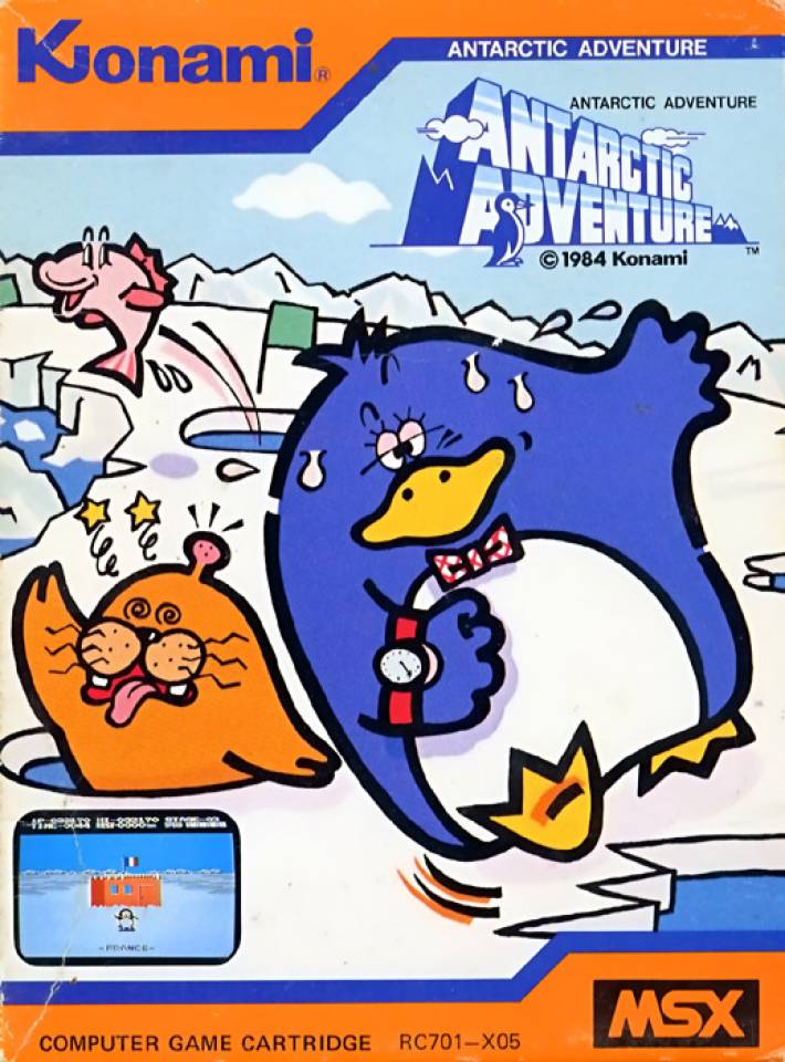 Antarctic Adventure [けっきょく南極大冒険] (video game, NES, 1985