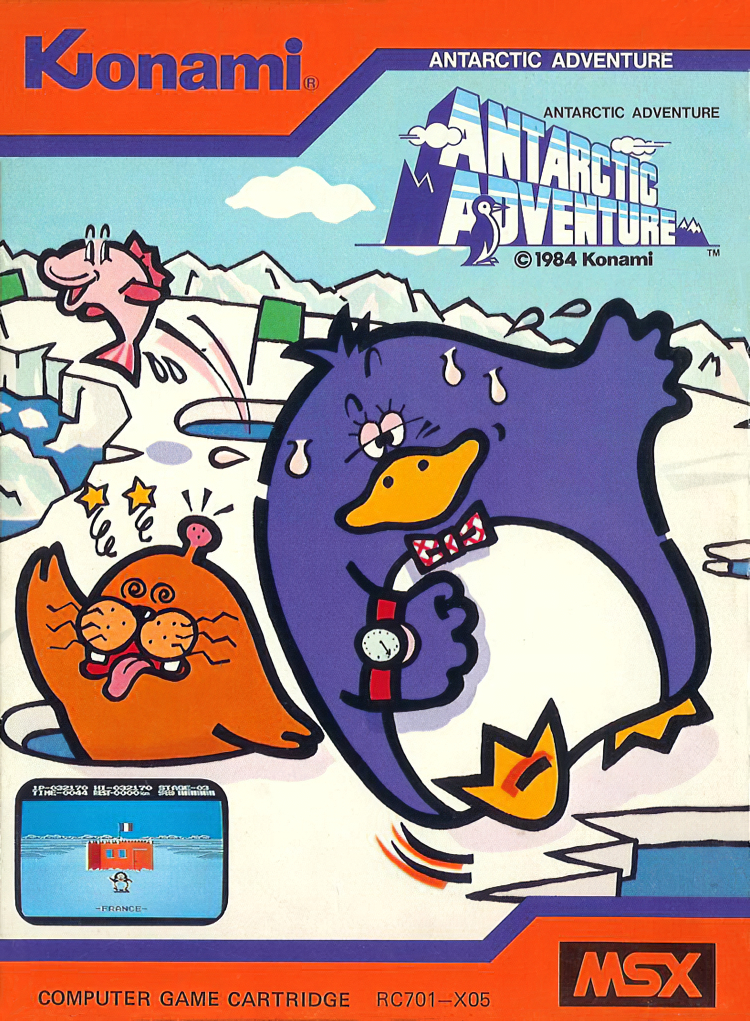 Antarctic Adventure [けっきょく南極大冒険] (video game, MSX, 1983