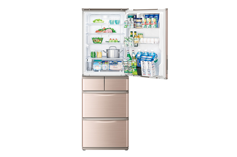 シャープ 冷蔵庫 SJX414H（400～499L） ブラウン系 SJ-X414H｜グリーン