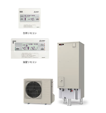 日立 エコキュート フルオート 薄型タンク 370L BHP-FS37WH