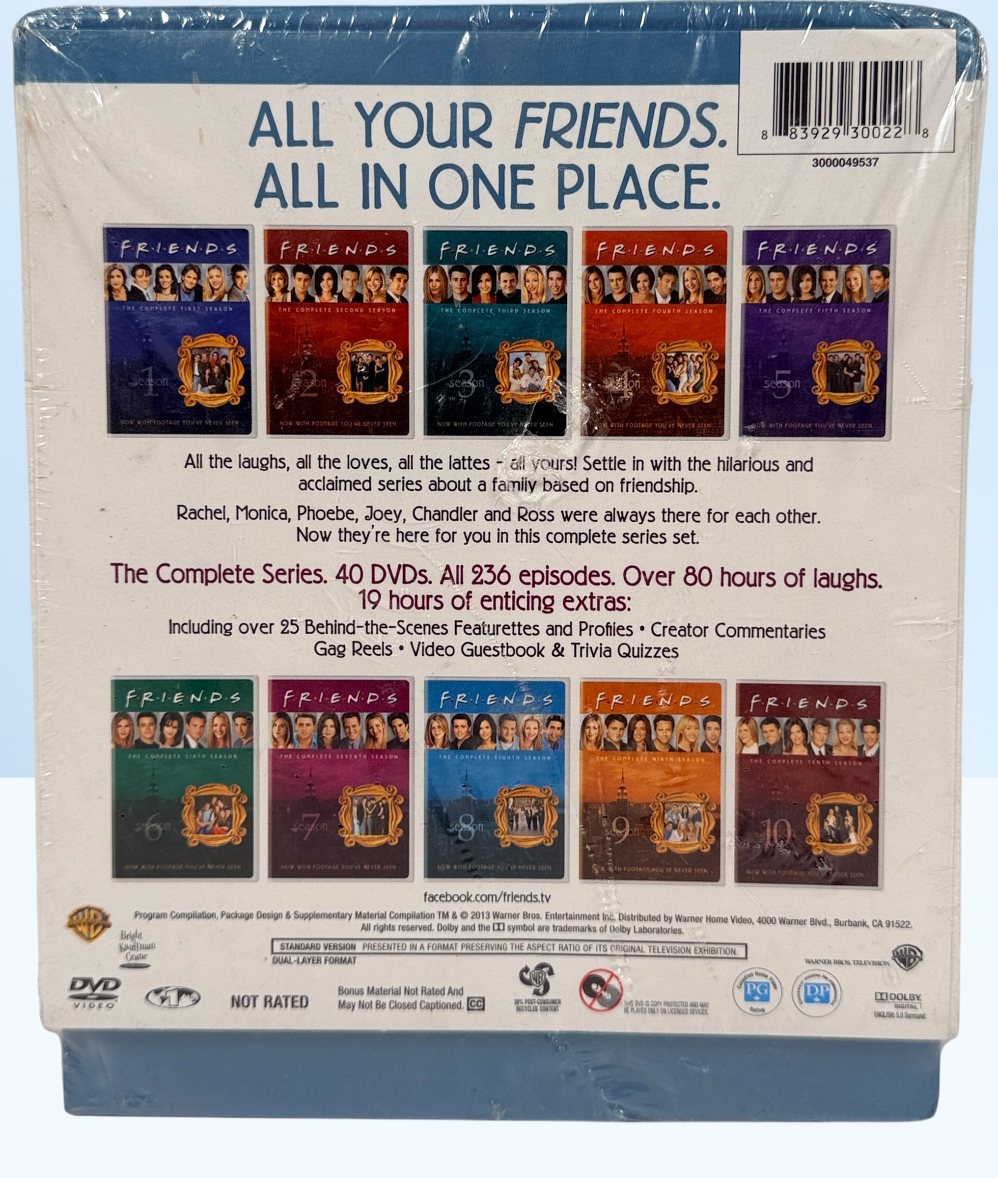 Friends Complete Series DVD Box Set, 40 Discs, Collector Edition