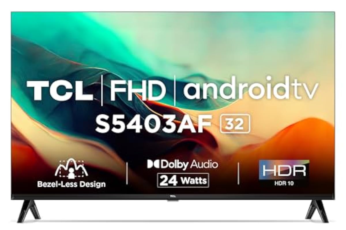 TCL 80.04 cm (32 inches) Metallic Bezel-Less HD Ready Smart