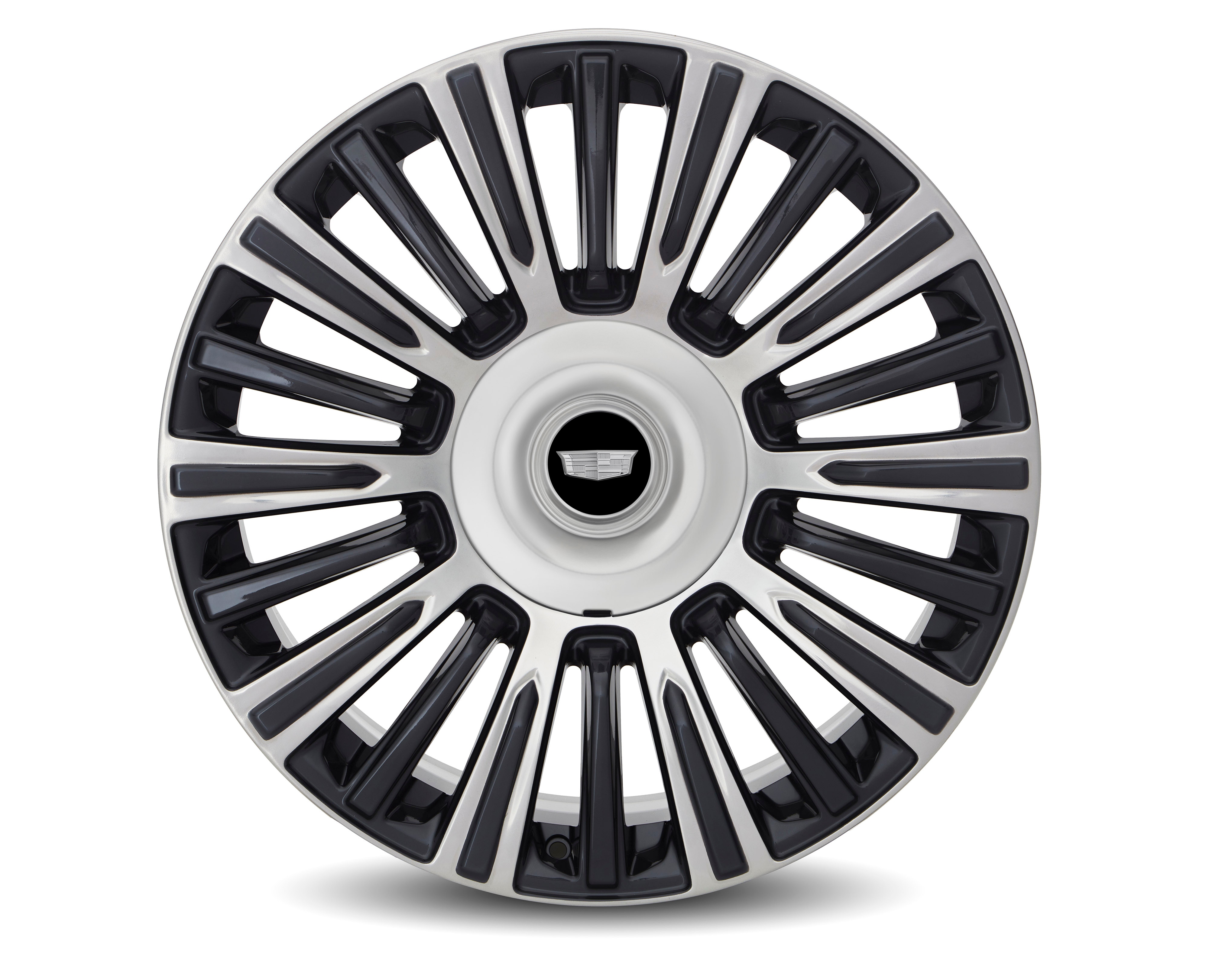 Cadillac 22x9-Inch Aluminum Multi-Spoke Wheel in Dark Android and