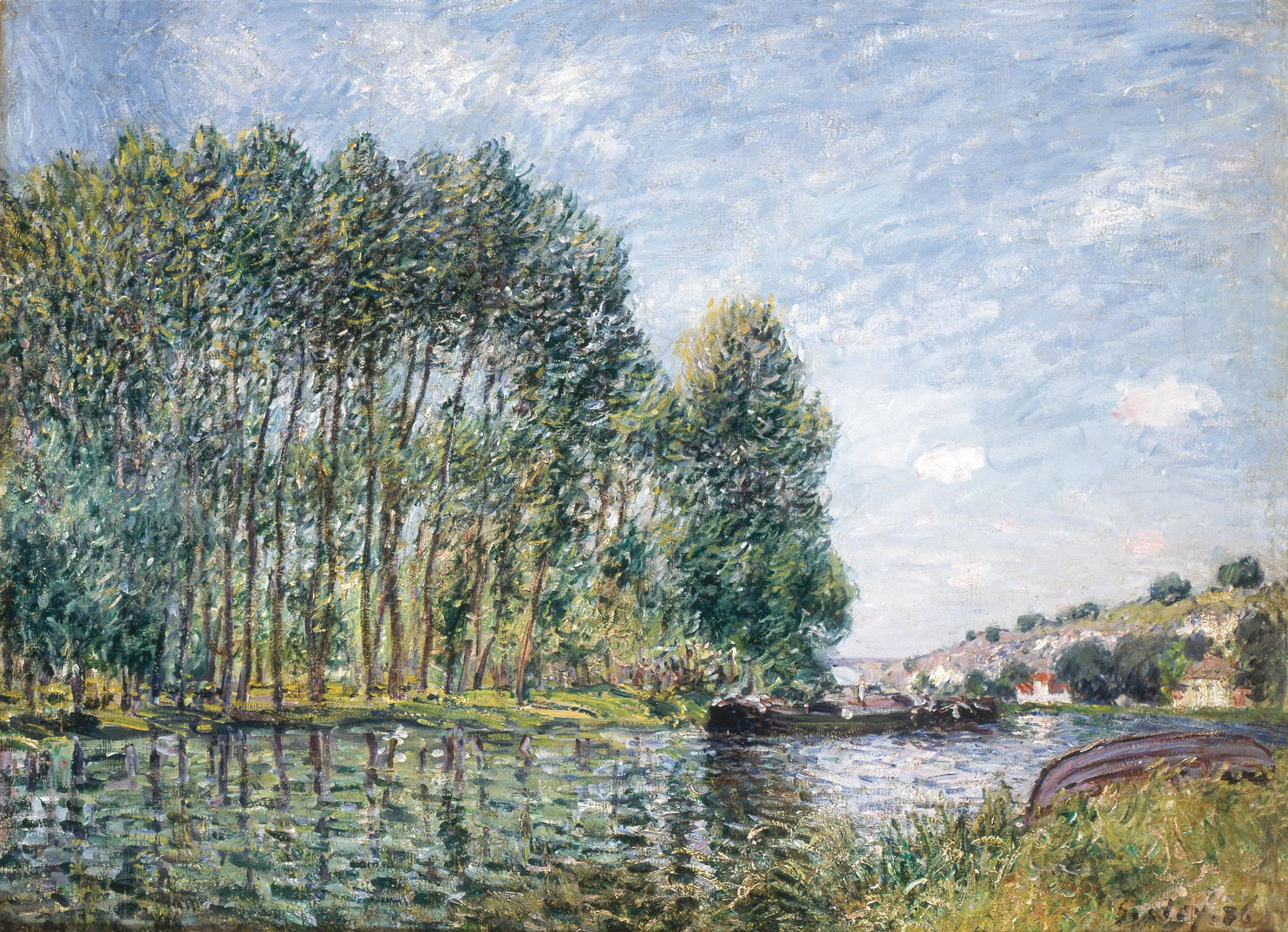 Pure Landscapes: Alfred Sisley, 1885-89 – The Eclectic Light Company