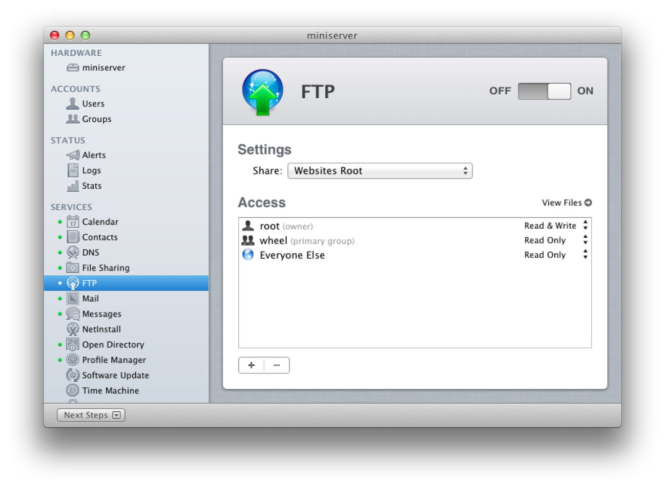 OS X Server 2.2 in August 2012 – The Eclectic Light Company