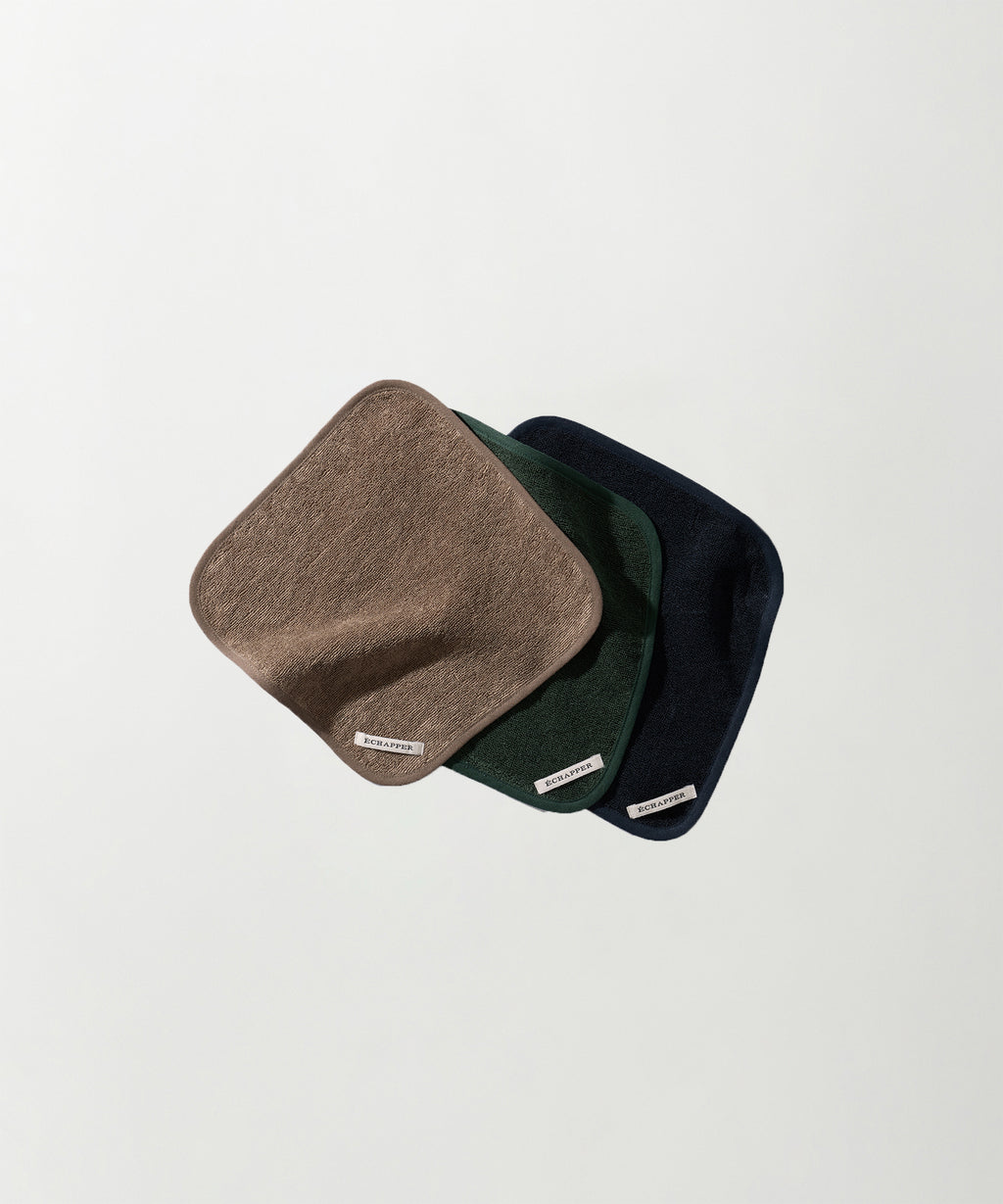 Botanical coloured linen chief towel – ÉCHAPPER | エシャペ
