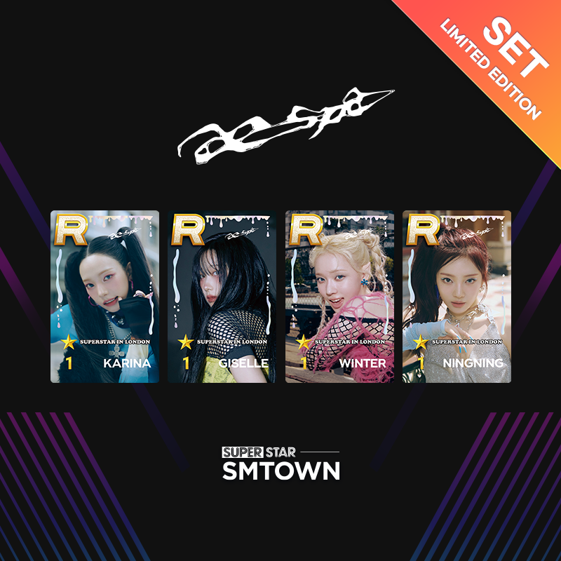 SET] SUPERSTAR IN LONDON æspa Full Package | SUPERSTAR STORE