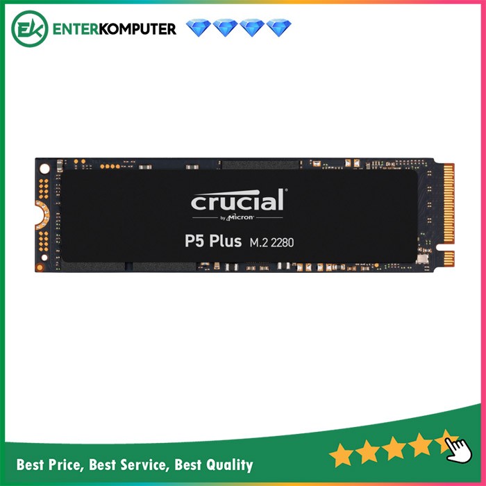 Crucial P5 Plus SSD 1TB M.2 2280 PCIe Gen4 x4 - CT1000P5PSSD8
