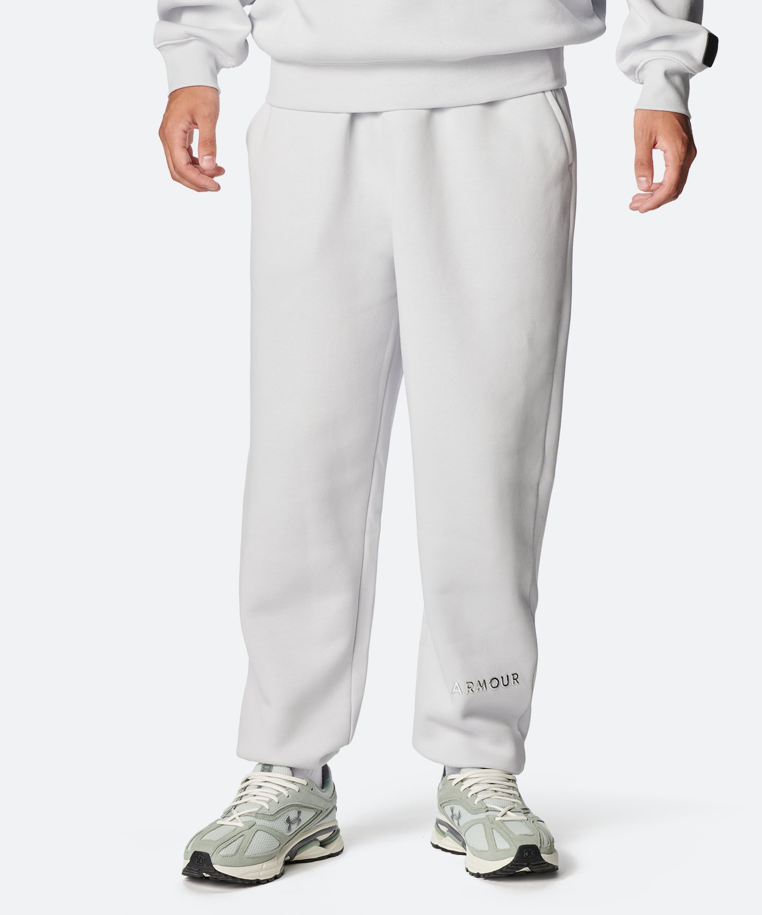 アンダーアーマー公式】 UAアイコンフリース メタリック ロゴ パンツ