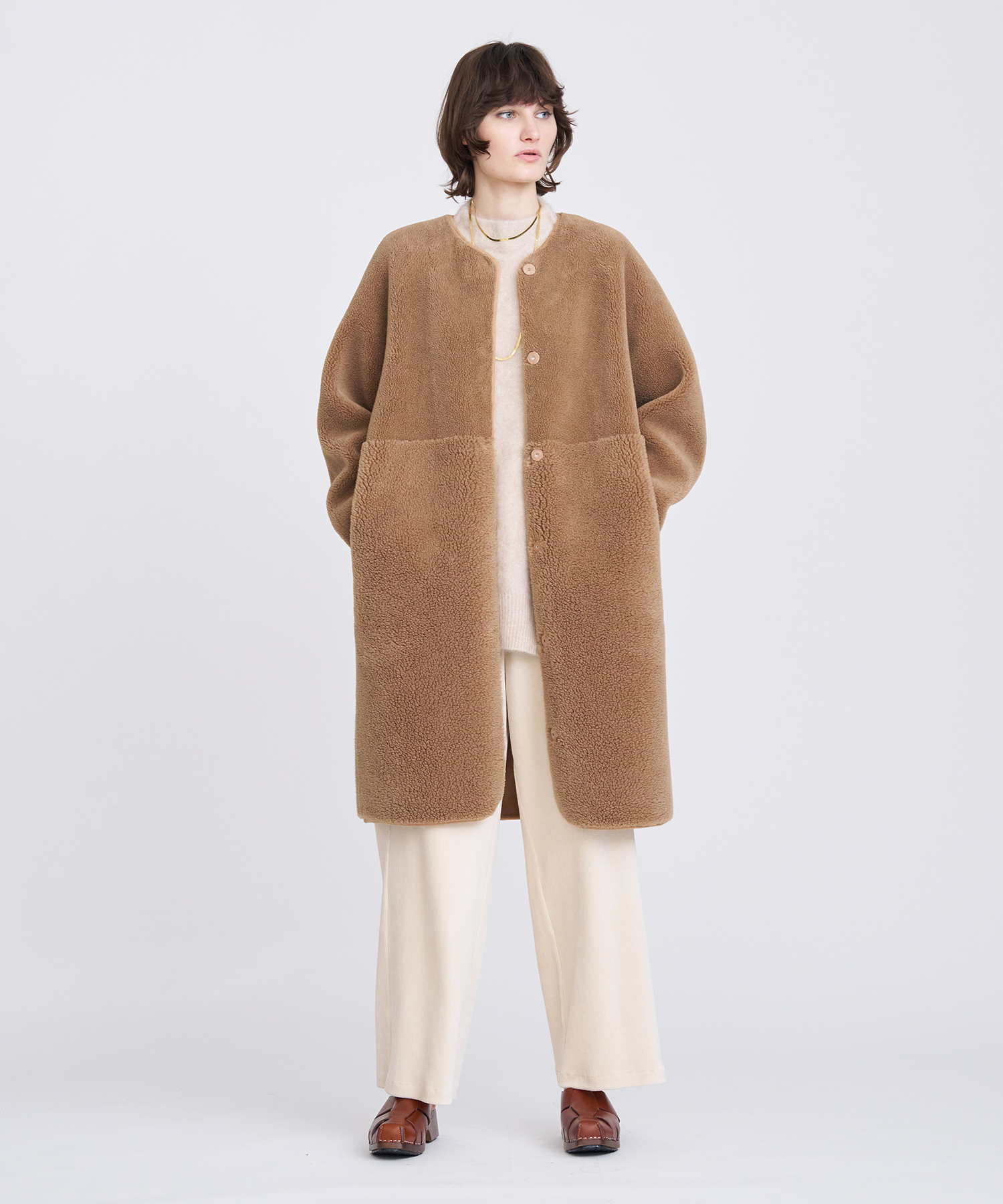 ボアスイッチングコート ｜ハウス オブ ロータス＜HOUSE OF LOTUS