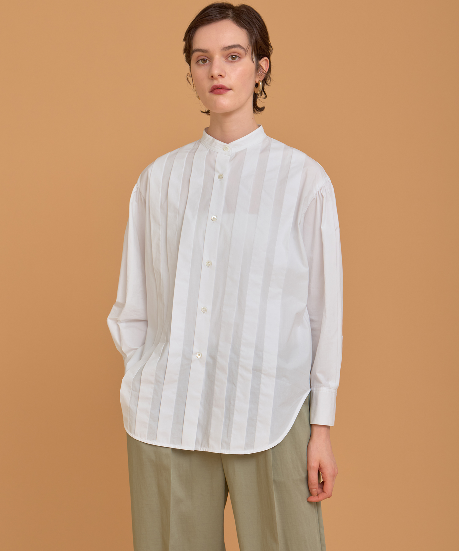 コットンピンタックシャツ ｜ハウス オブ ロータス＜HOUSE OF LOTUS