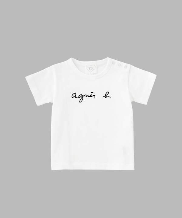 ベビー ロゴ コットン 半袖 Tシャツ ｜