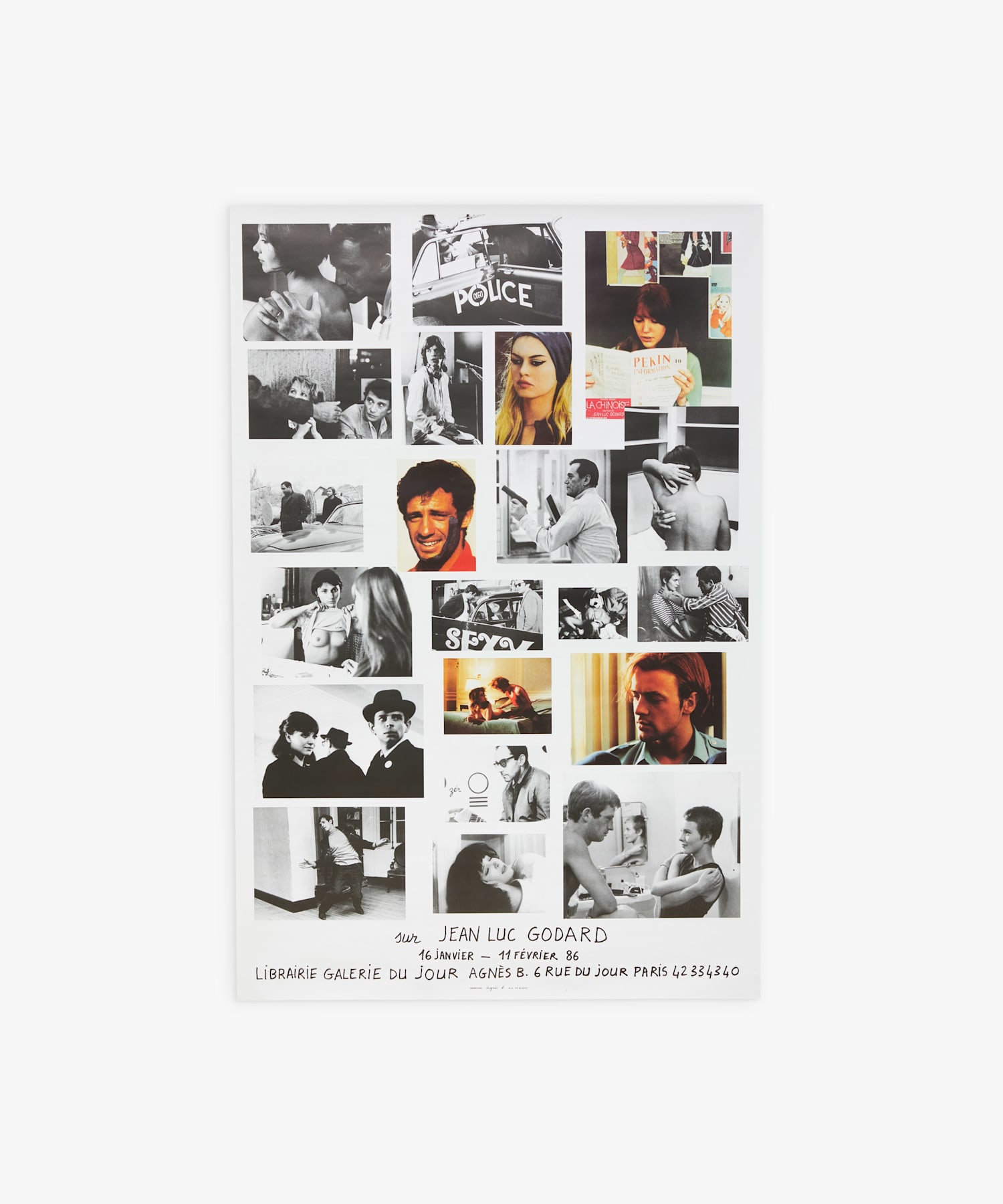 Godard exhibition ポスター ｜agnès b. FEMME（ファム