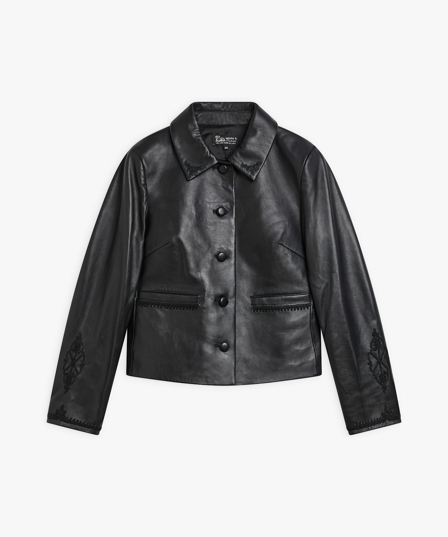 ラムスキン レザー ジャケット ｜agnès b. FEMME（ファム