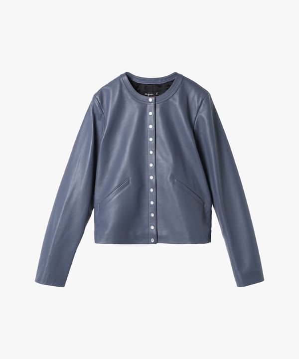 ラムスキン レザー ジャケット ｜agnès b. FEMME（ファム