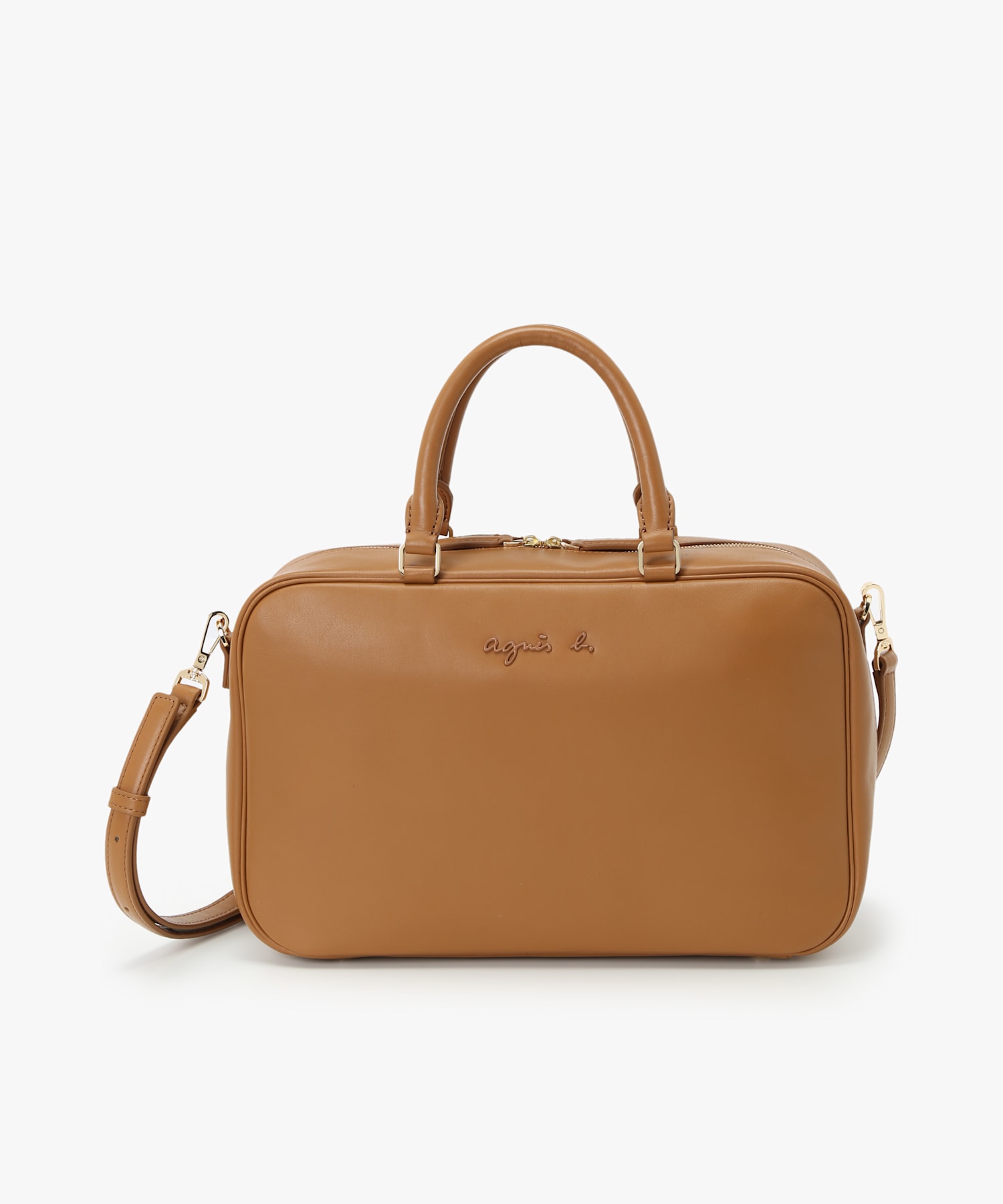 レザー 2way ボストンバッグ