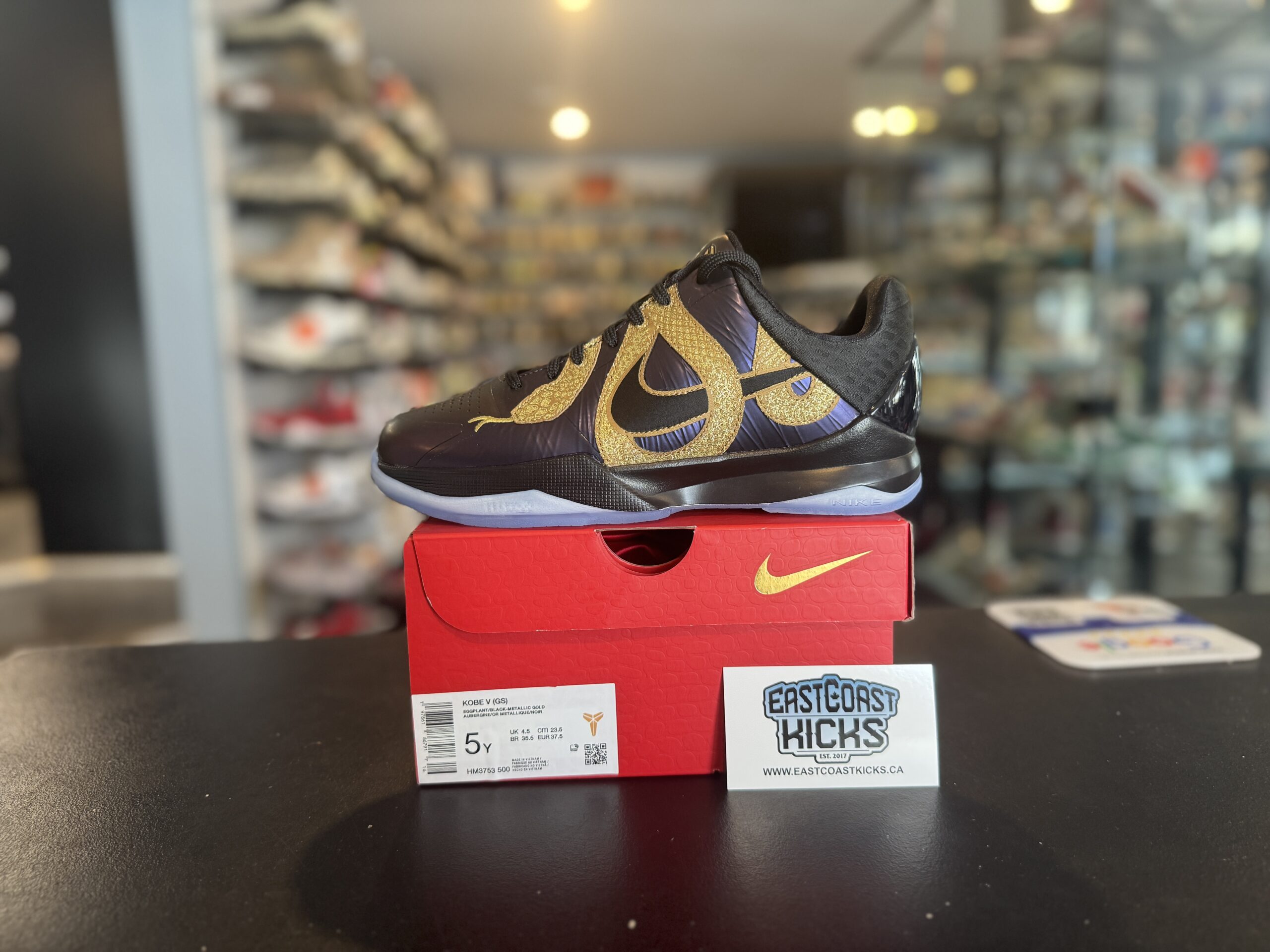 Nike Kobe 5 Protro Year of the Mamba Eggplant Size 5 – East Coast