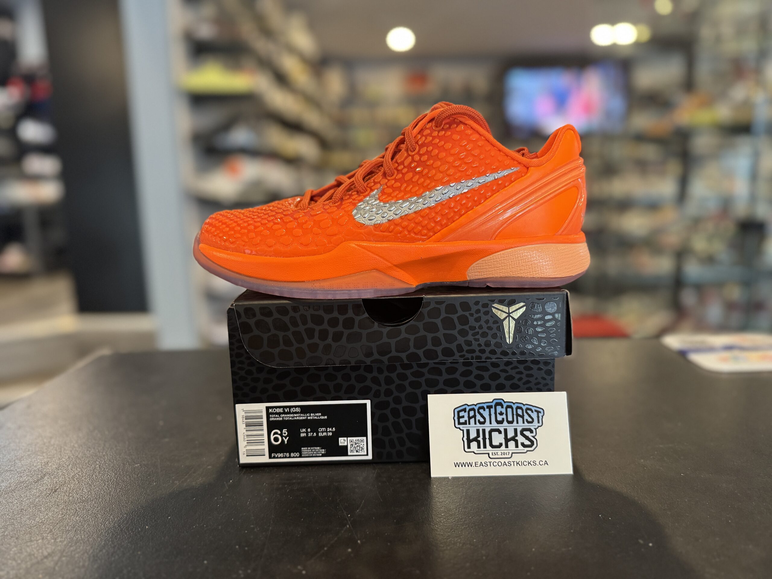 Nike Kobe 6 Total Orange Size 6.5Y | eBay