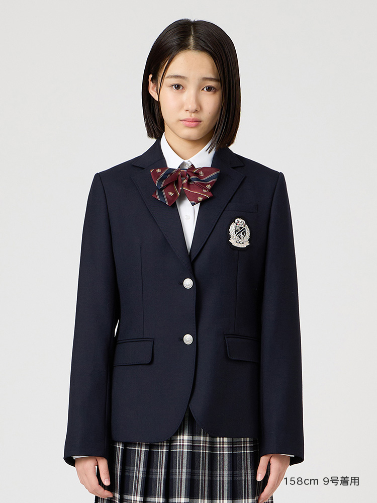 Venus 小さめエンブレム／丈短めブレザー〈2つボタン／シルバー