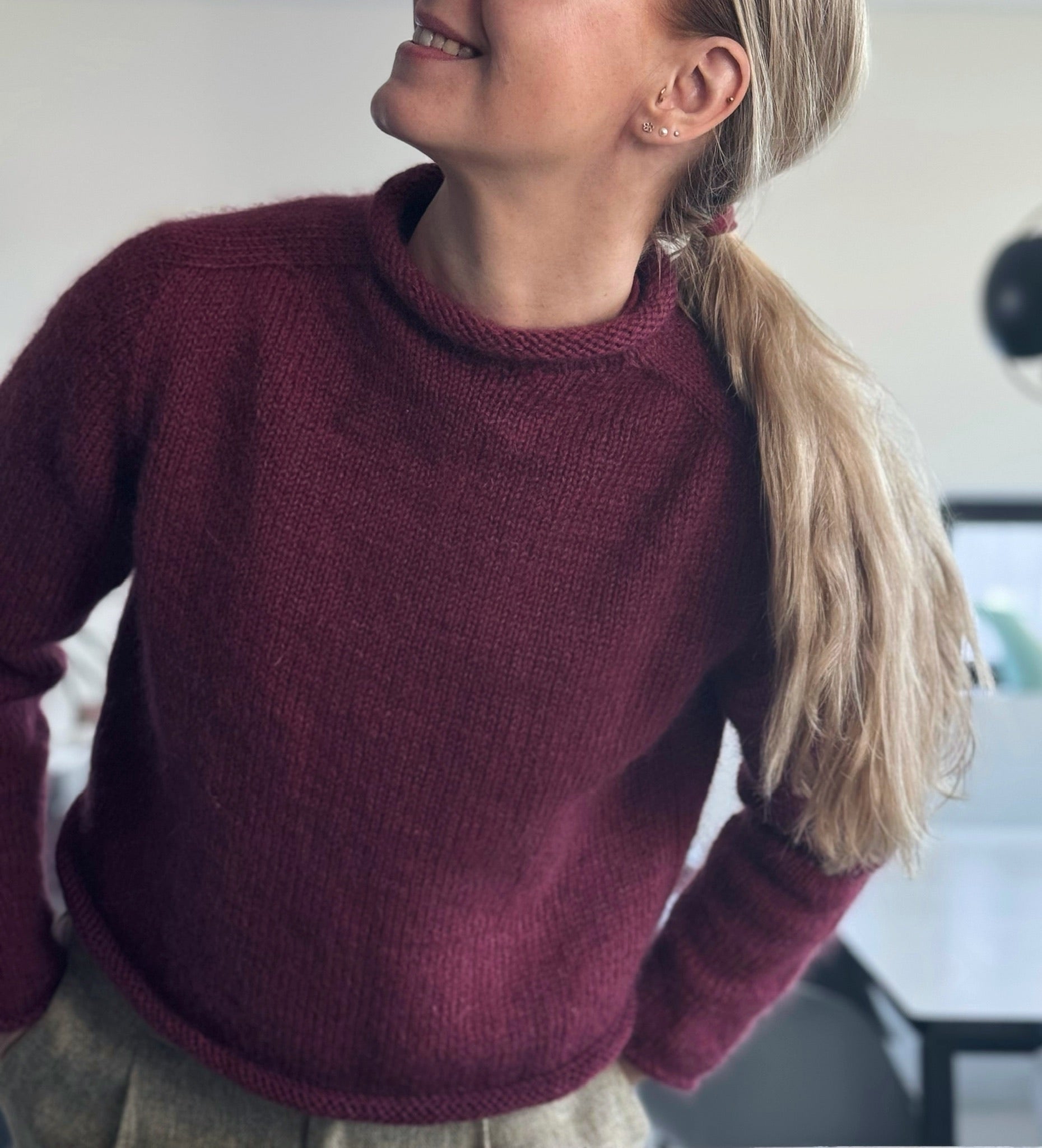 Easy Saddle Shoulder Sweater – easy as knit