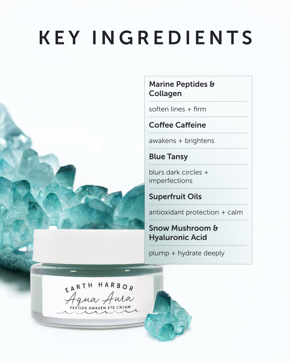 AQUA AURA Peptide Awaken Eye Cream – Earth Harbor Naturals