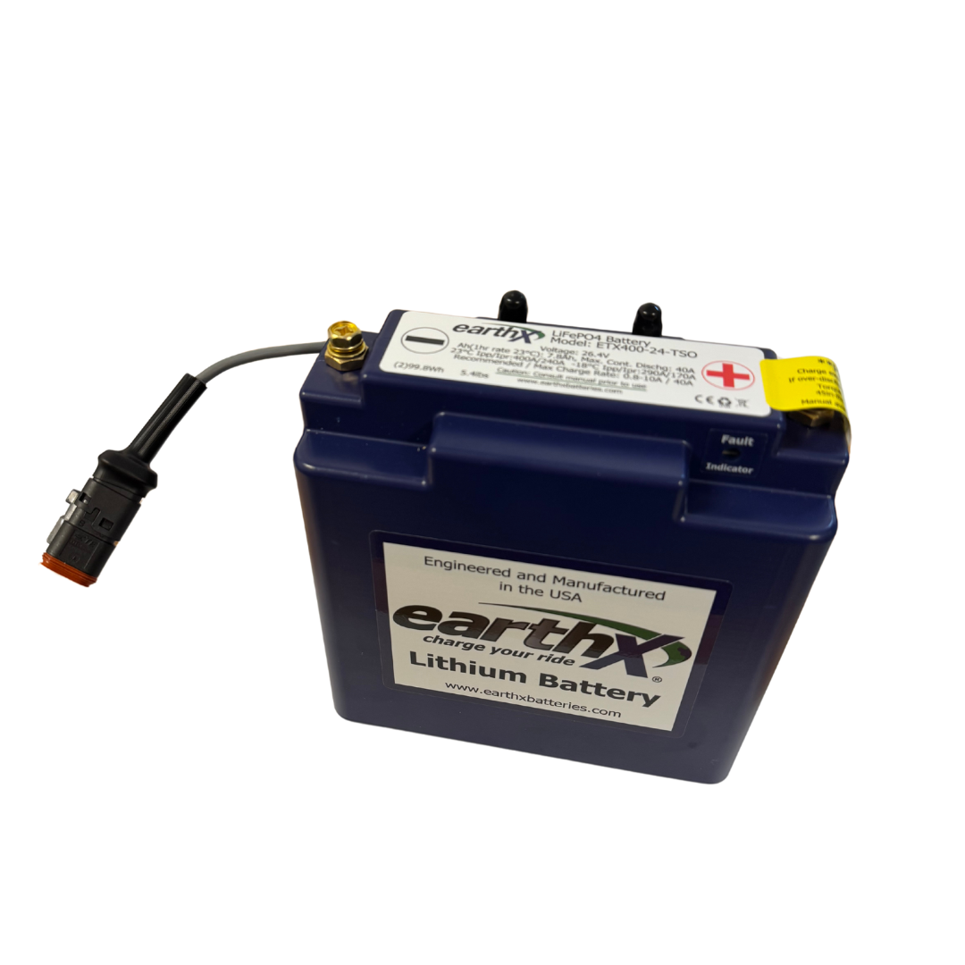 ETX400-24-TSO (24 Volt FAA Approved for GA Aircraft) - EarthX