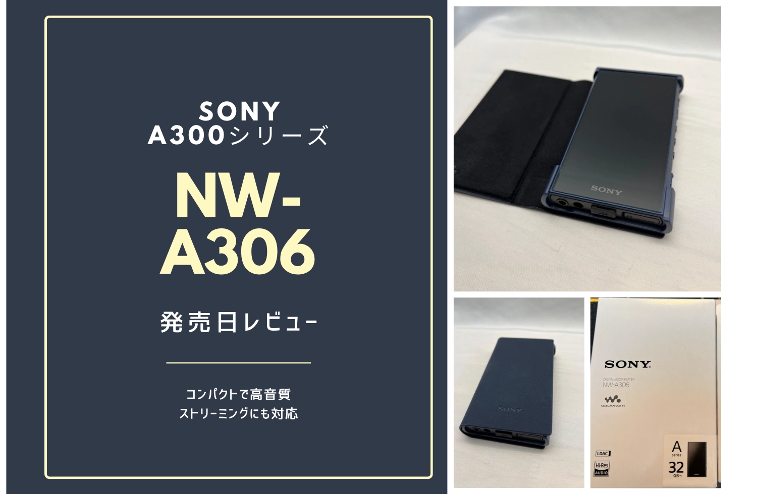 SONY NW-A300シリーズ NW-A306 発売日レビュー | EARL-FIIOとライフ