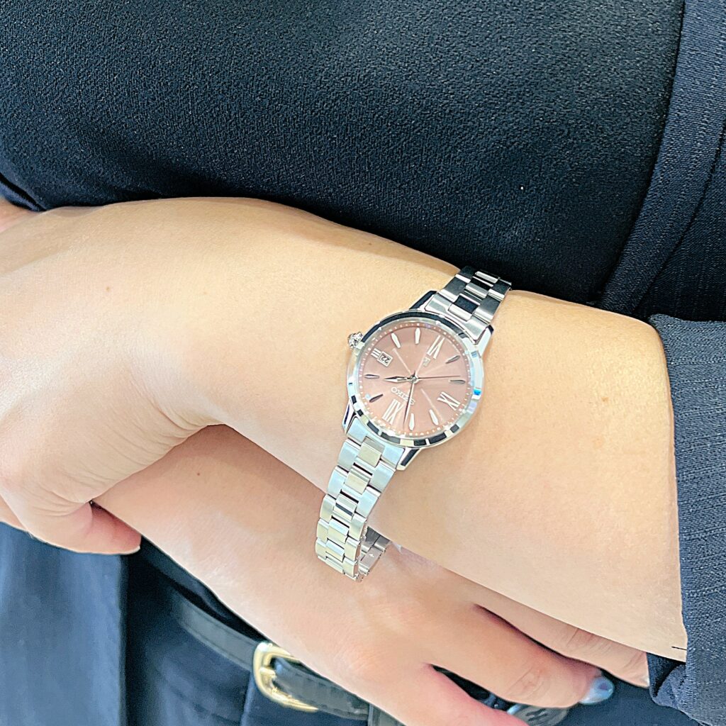 大人ピンク”が優しく彩るSEIKOルキア SSVW219 - SHINKODO WATCH Online