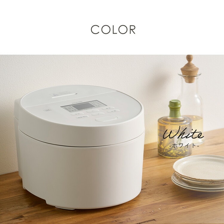 炊飯器 5.5合 IH RC-ISA50-W ホワイト