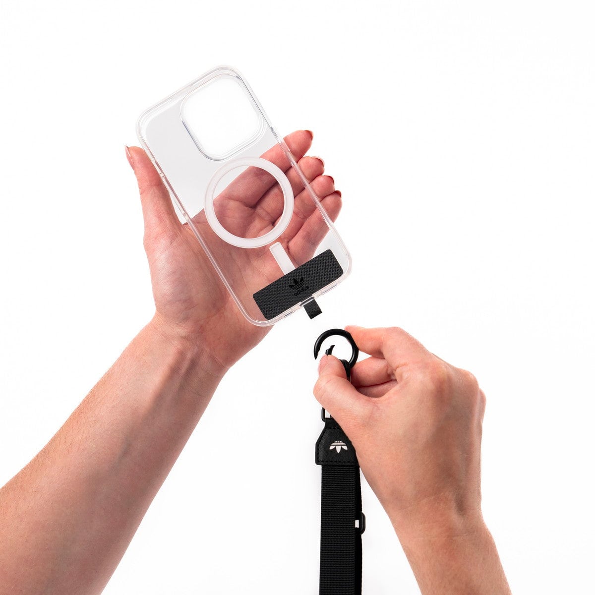 adidas Originals ネックストラップ Necklace Wide ブラック/ホワイト